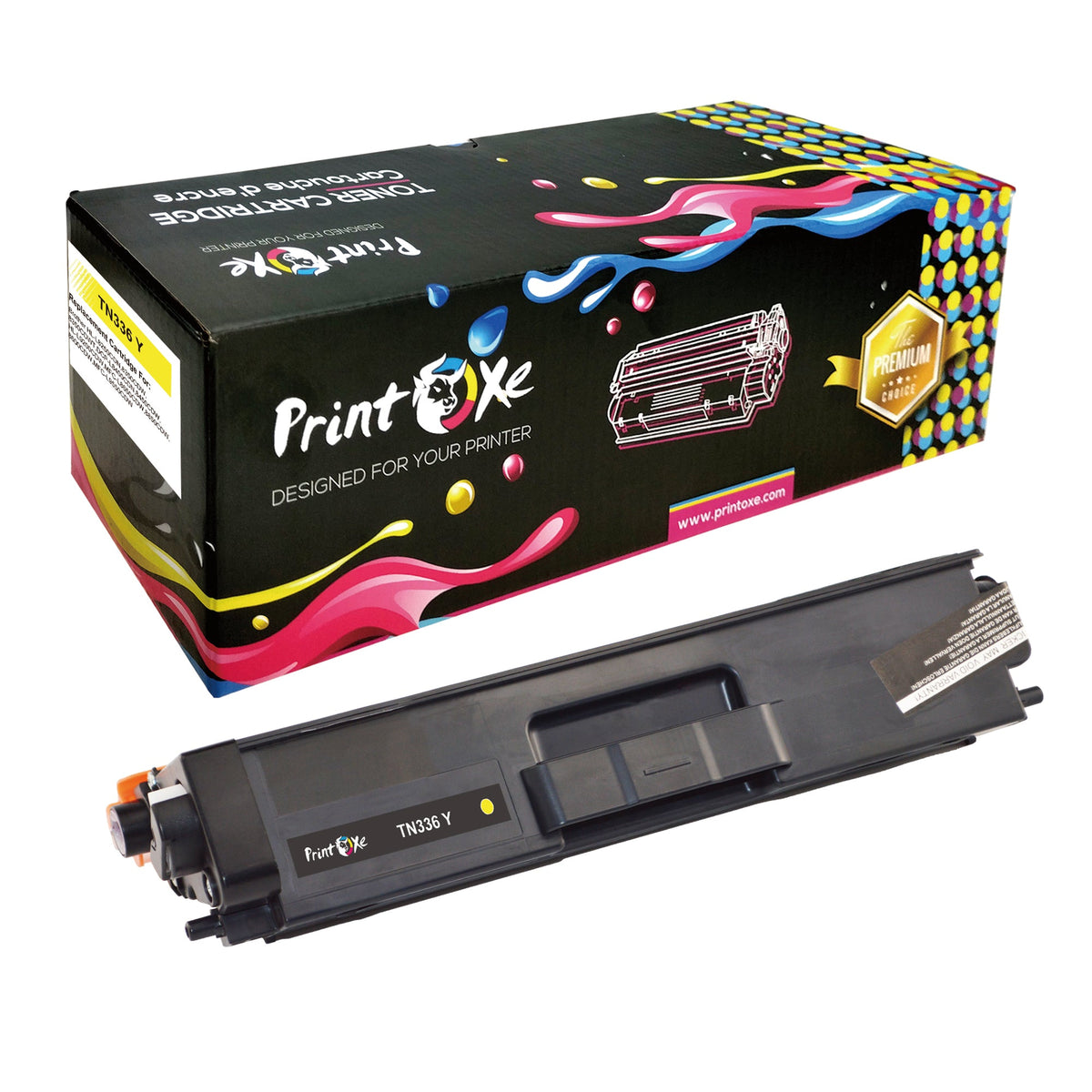 TN336 Compatible Set + Black of 5 TN-336 Toner Cartridges TN 336 / 326 for Brother HL L8350CDN L8350CDW L8350CDWT and DCP L8450CDW and MFC L8600CDW L8650CDW L8850CDW PRINTOXE Toner Cartridges