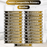 TN850 DCP 5500DN 5600DN 5650DN Printer brother TN-850 for Brother HL MFC & DCP Series L5000 L5100 L5200 L6200 L6250 L6300 L6400 L5700 L5800 L5850 L5900 L6700 L6750 L6800 L6900 L5500 L5600 L5650 - Pan Continent Inc. - PRINTOXE