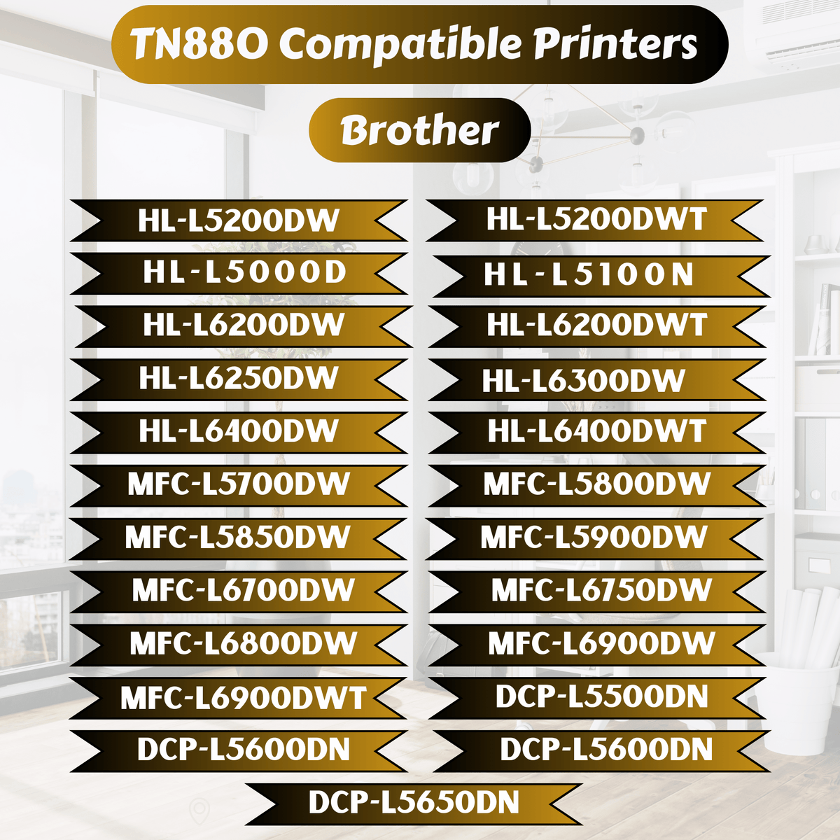 TN880 Compatible 2 Toner Cartridges TN 880 for Brother HL MFC & DCP Series L5000 L5100 L5200 L6200 L6250 L6300 L6400 L5700 L5800 L5850 L5900 L6700 L6750 L6800 L6900 L5500 L5600 L5650 PRINTOXE Toner Cartridges
