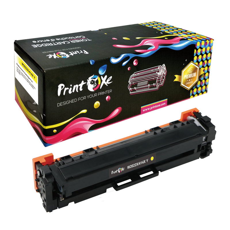 W2022X / 414X Yellow {Without Chip} Compatible High Yield of W2022A HP PRINTOXE Toner Cartridges