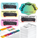 W2111X / 206X With Chip Compatible Cyan Laser Toner Cartridge for HP Color LaserJet Pro M255dw M255nw & MFP M282nw MFP M283cdw M283fdn M283fdw - Pan Continent Inc. - PRINTOXE