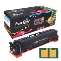 W2111X / 206X With Chip Compatible Cyan Laser Toner Cartridge for HP Color LaserJet Pro M255dw M255nw & MFP M282nw MFP M283cdw M283fdn M283fdw PRINTOXE Toner Cartridges