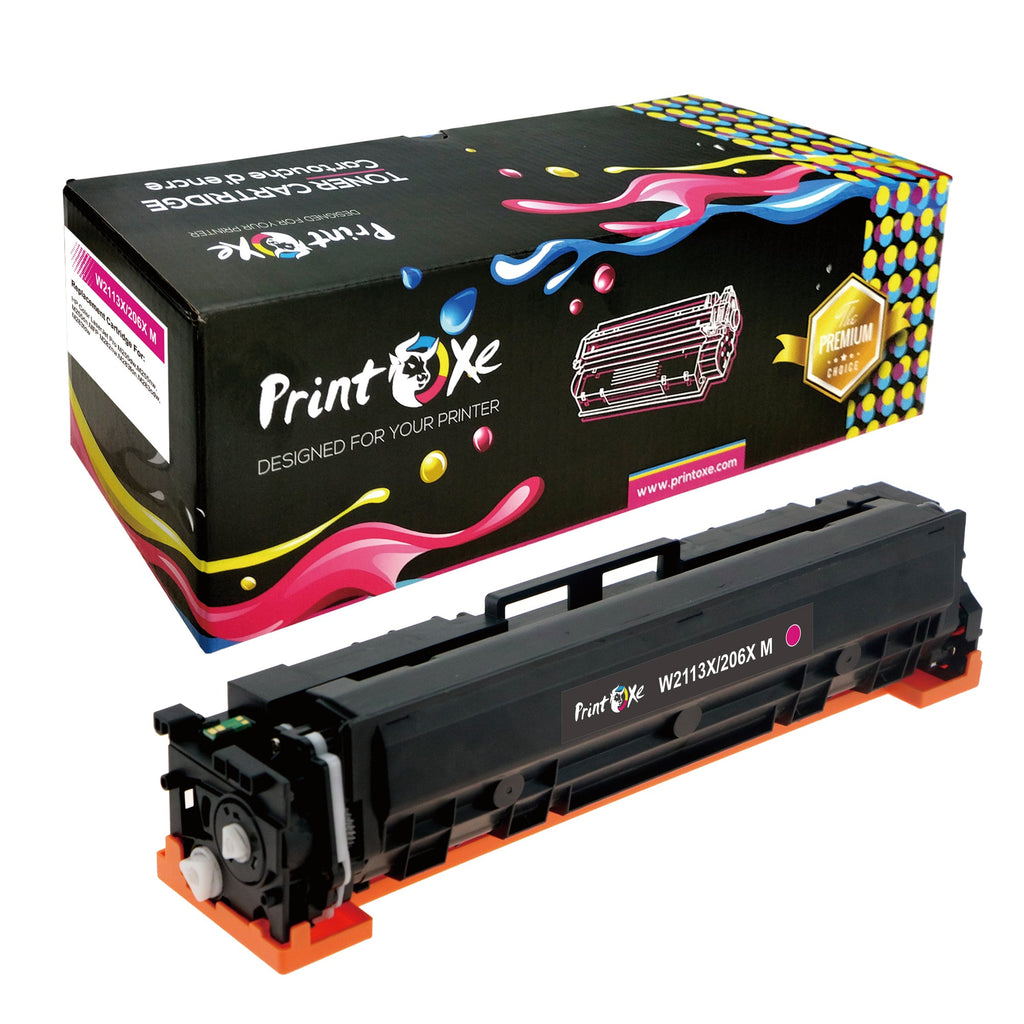 W2113X Magenta {WITHOUT CHIP} 206X Compatible Toner for HP Printers PRINTOXE Toner Cartridges