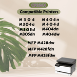 With Chip CF258X / 58X Compatible Cartridge High Yield CF258A for HP LaserJet Pro M304 M304a M305d M305dn M404d M404n M404dn M404dw and MFP M428fdw M428fdn M428dw - Pan Continent Inc. - PRINTOXE