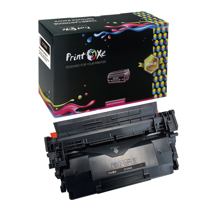 Without Chip CF258X / 58X Compatible Cartridge High Yield CF258Afor HP LaserJet Pro M304 M304a M305d M305dn M404d M404n M404dn M404dw and MFP M428fdw M428fdn M428dw PRINTOXE Toner Cartridges