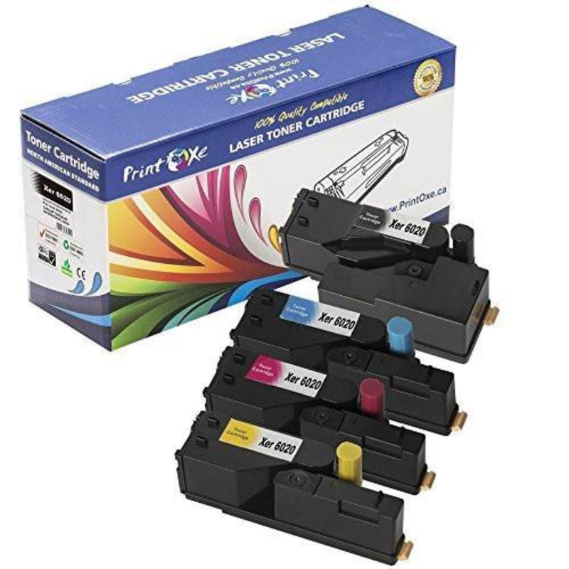 6020 / 6022 Phaser / WorkCentre Set of 4 Cartridges for Xerox PRINTOXE Toner Cartridges