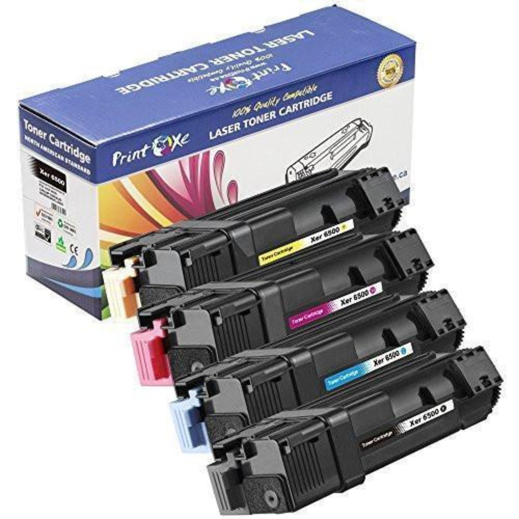 6500 / 6505 Phaser & WorkCentre Set of 4 Cartridges for Xerox PRINTOXE Toner Cartridges